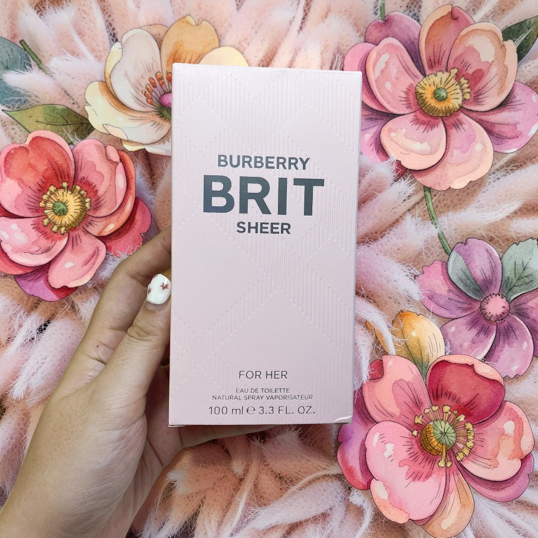 Burberry Brit Sheer For Her Eau de Toilette 100ml Fresh Floral Fruity Women's Fragrance