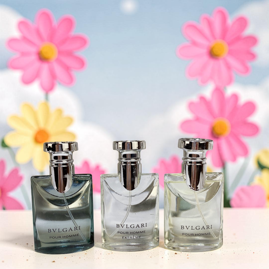 Bvlgari Pour Homme Miniature Fragrance Trio Gift Set — 3 x 30ml