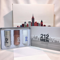 Carolina Herrera 212 Men Miniature Travel Gift Set (3 Pieces)